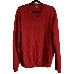 Mantovani Studio 100% Italian Cashmere V-Neck Sweater